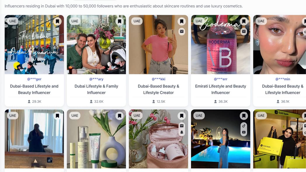 Dubai Luxury Skincare example