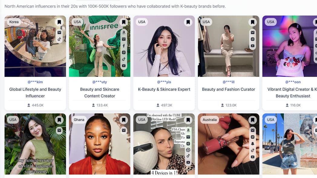 K-Beauty Collaboration Experience example